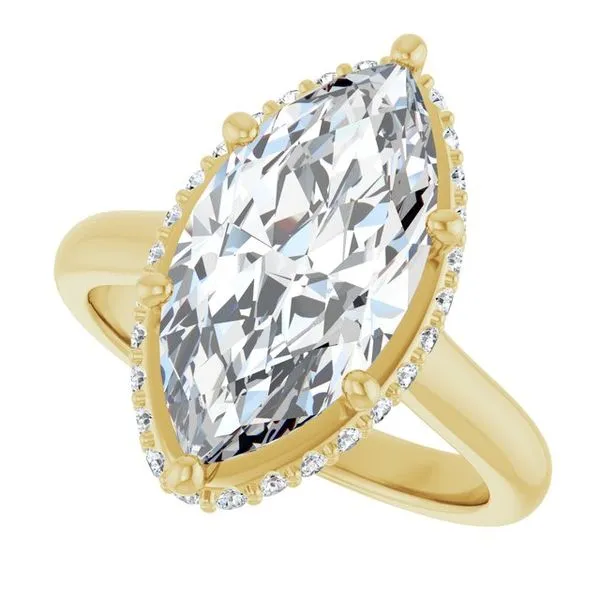 Hidden Halo-Style Engagement Ring Image 5 J. Thomas Jewelers Rochester Hills, MI