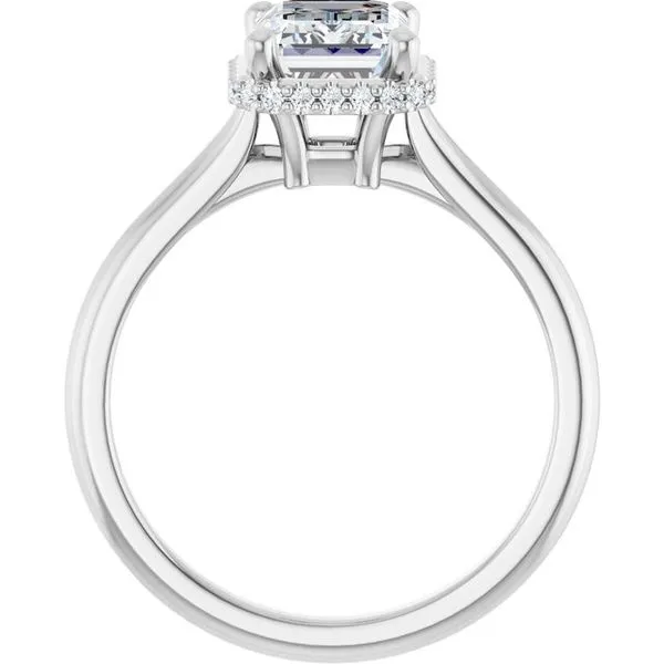 Hidden Halo-Style Engagement Ring Image 2 House of Silva Wooster, OH