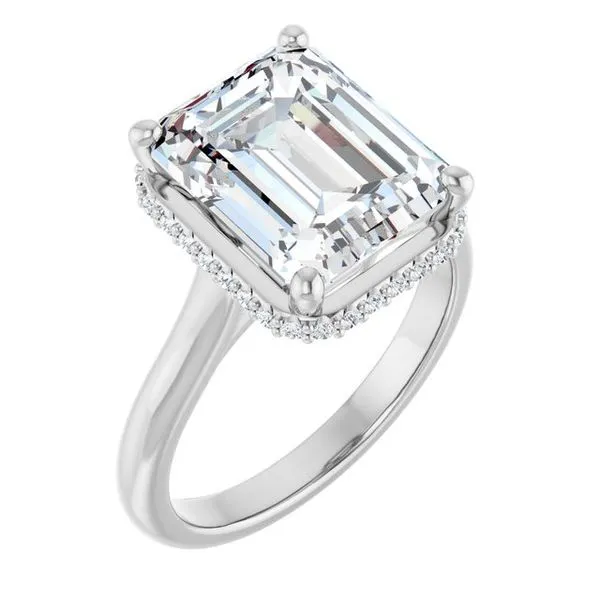 Hidden Halo-Style Engagement Ring J. Thomas Jewelers Rochester Hills, MI