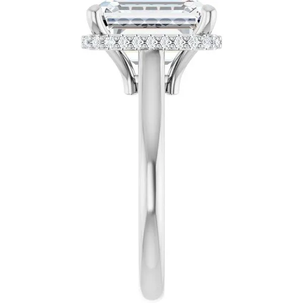 Hidden Halo-Style Engagement Ring Image 4 Raleigh Diamond Fine Jewelry Raleigh, NC