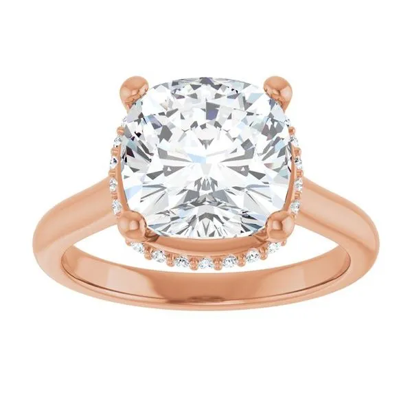 Hidden Halo-Style Engagement Ring Image 3 Arezzo Jewelers Elmwood Park, IL