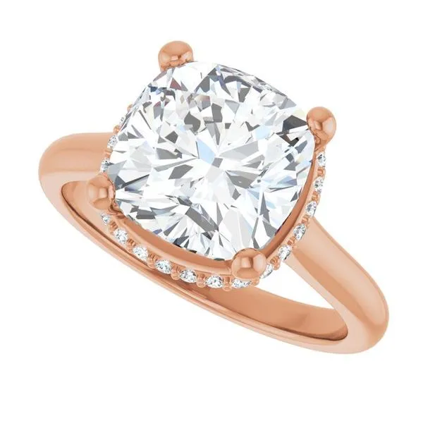 Hidden Halo-Style Engagement Ring Image 5 J. Thomas Jewelers Rochester Hills, MI