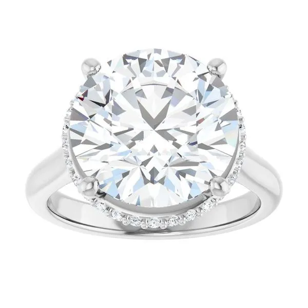 Hidden Halo-Style Engagement Ring Image 3 Mark Jewellers La Crosse, WI