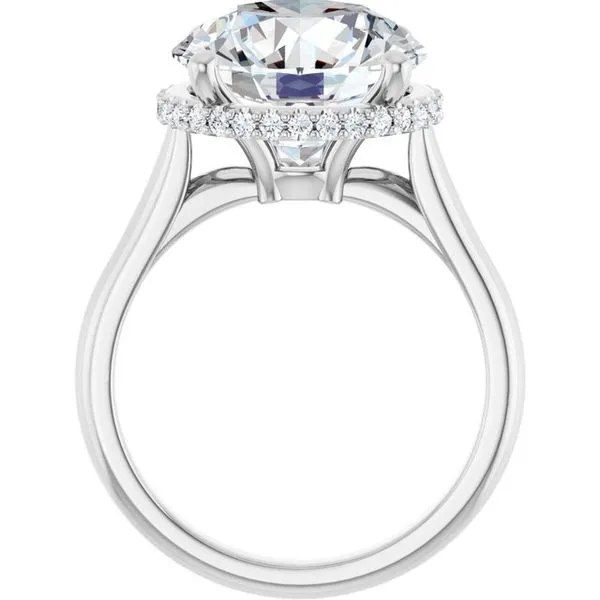 Hidden Halo-Style Engagement Ring Image 2 J. Thomas Jewelers Rochester Hills, MI