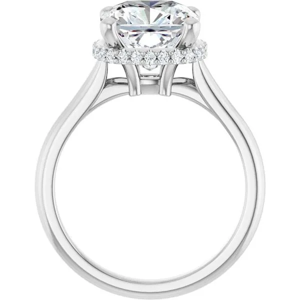 Hidden Halo-Style Engagement Ring Image 2 JF Jones Jewelers Rochester, NY