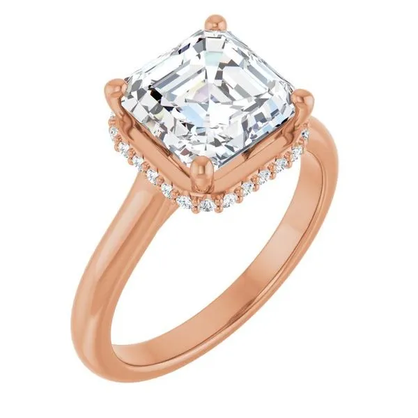 Hidden Halo-Style Engagement Ring Mark Jewellers La Crosse, WI