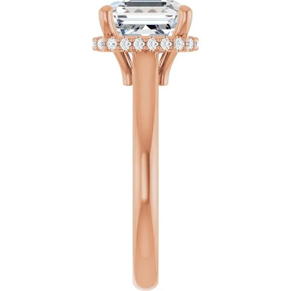 Hidden Halo-Style Engagement Ring Image 4 Natale Jewelers Sewell, NJ