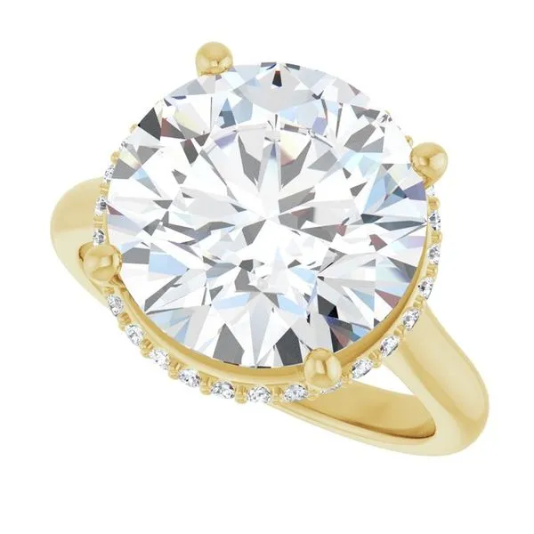 Hidden Halo-Style Engagement Ring Image 5 JF Jones Jewelers Rochester, NY