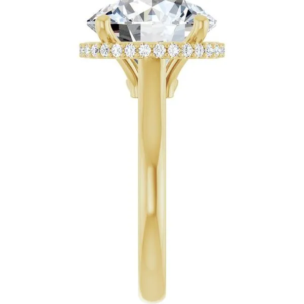 Hidden Halo-Style Engagement Ring Image 4 Redlands Jewelers Redlands, CA