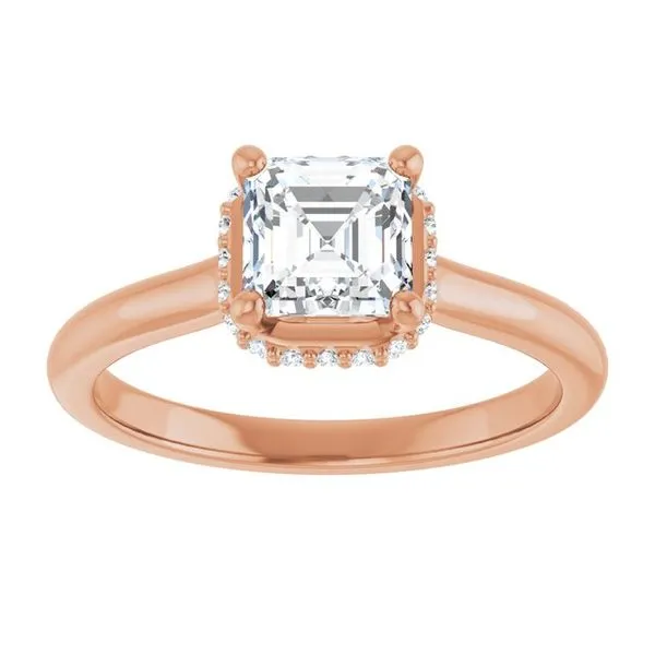 Hidden Halo-Style Engagement Ring Image 3 Paul James Jewelers Angels Camp, CA