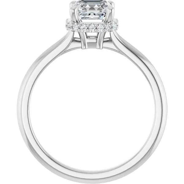 Hidden Halo-Style Engagement Ring Image 2 Shipley's Fine Jewelry Hampstead, MD