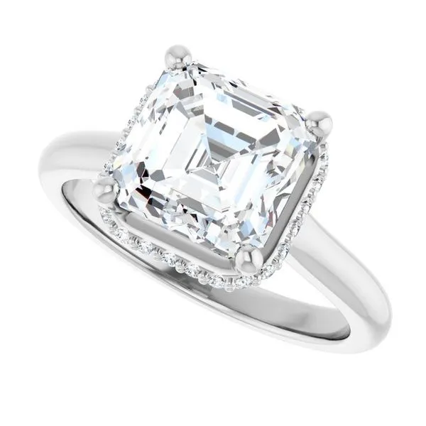 Hidden Halo-Style Engagement Ring Image 5 Mark Jewellers La Crosse, WI