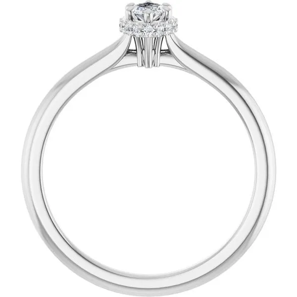 Hidden Halo-Style Engagement Ring Image 2 Arezzo Jewelers Elmwood Park, IL