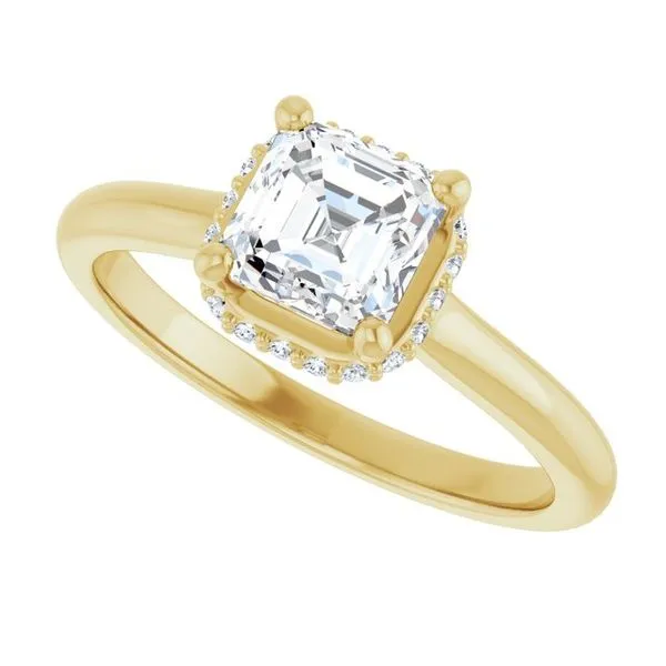 Hidden Halo-Style Engagement Ring Image 5 Natale Jewelers Sewell, NJ