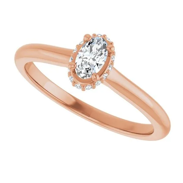 Hidden Halo-Style Engagement Ring Image 5 Shipley's Fine Jewelry Hampstead, MD