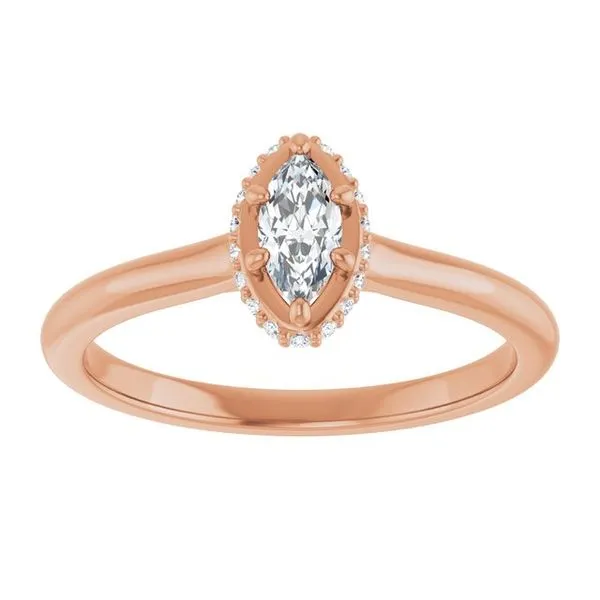 Hidden Halo-Style Engagement Ring Image 3 J. Thomas Jewelers Rochester Hills, MI