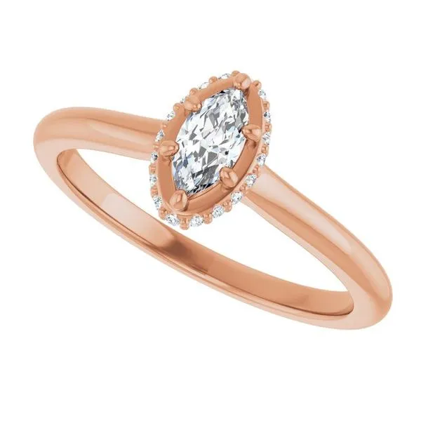 Hidden Halo-Style Engagement Ring Image 5 JF Jones Jewelers Rochester, NY