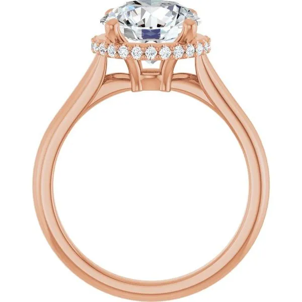 Hidden Halo-Style Engagement Ring Image 2 Clater Jewelers Louisville, KY