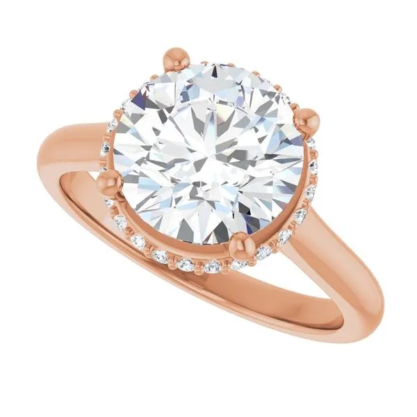 Hidden Halo-Style Engagement Ring Image 5 Natale Jewelers Sewell, NJ