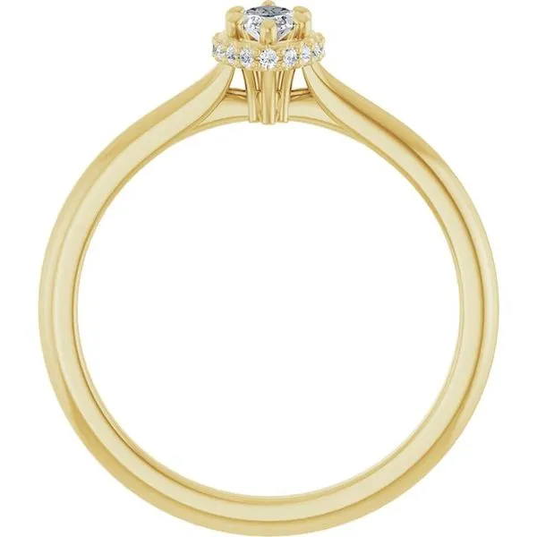 Hidden Halo-Style Engagement Ring Image 2 Michael Szwed Jewelers Longmeadow, MA