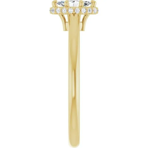 Hidden Halo-Style Engagement Ring Image 4 Ocean View Jewelers Millville, DE