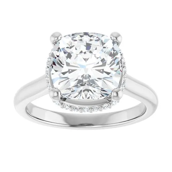 Hidden Halo-Style Engagement Ring Image 3 Arezzo Jewelers Elmwood Park, IL