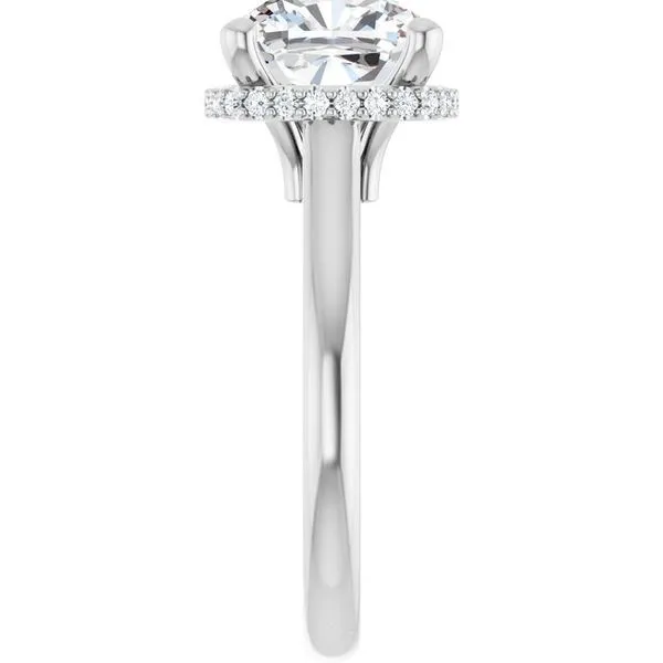 Hidden Halo-Style Engagement Ring Image 4 Arezzo Jewelers Elmwood Park, IL