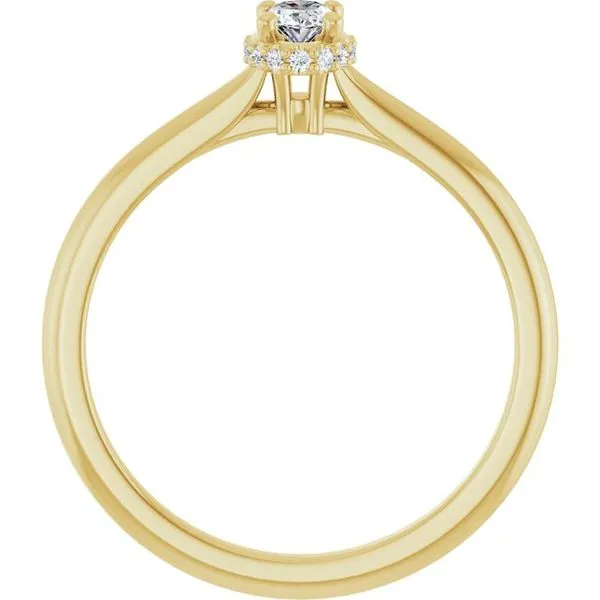 Hidden Halo-Style Engagement Ring Image 2 Raleigh Diamond Fine Jewelry Raleigh, NC