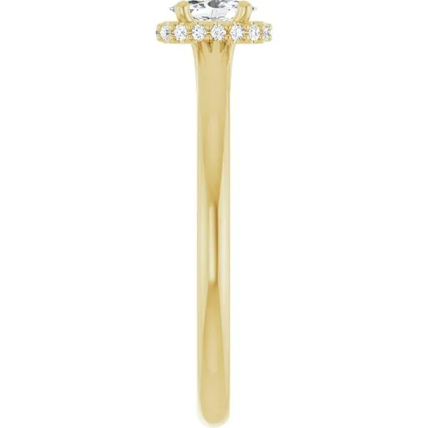 Hidden Halo-Style Engagement Ring Image 4 Ocean View Jewelers Millville, DE