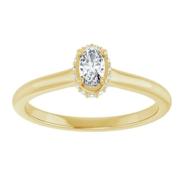 Hidden Halo-Style Engagement Ring Image 3 Stuart Benjamin & Co. Jewelry Designs San Diego, CA