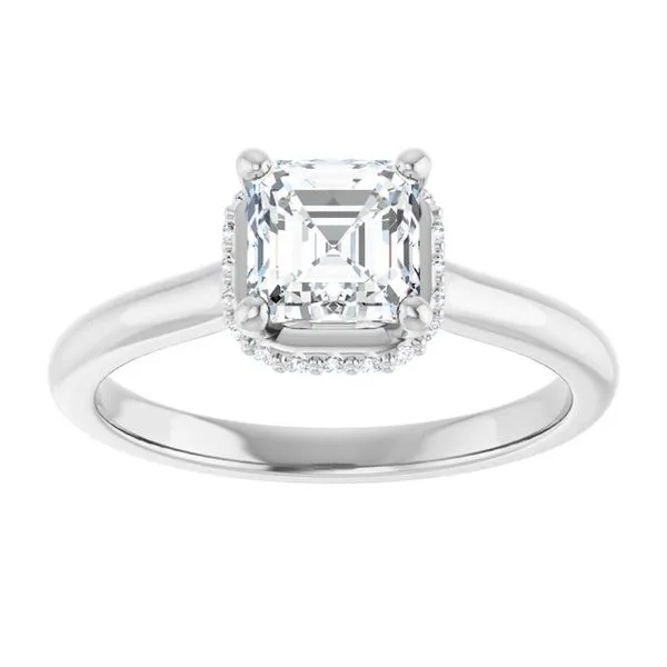 Hidden Halo-Style Engagement Ring Image 3 Natale Jewelers Sewell, NJ