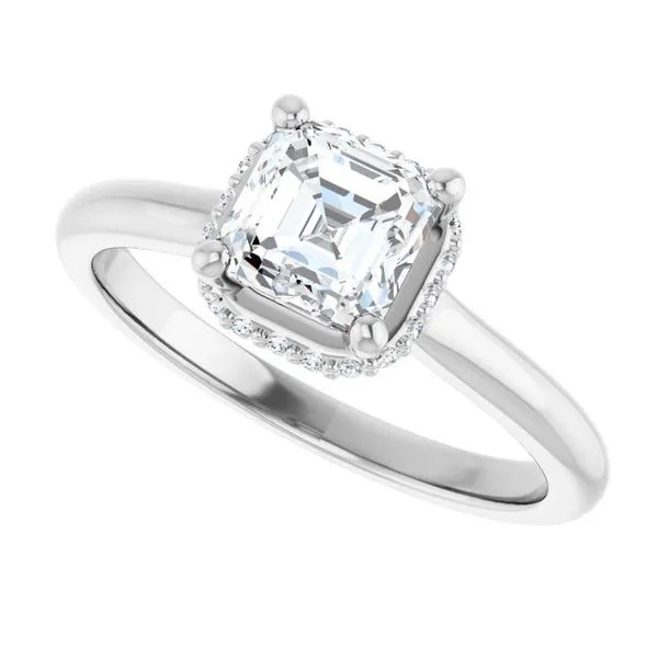 Hidden Halo-Style Engagement Ring Image 5 Arezzo Jewelers Elmwood Park, IL