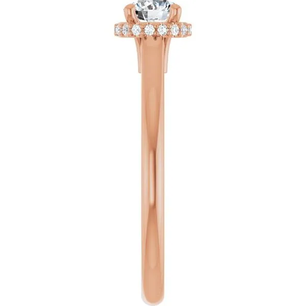 Hidden Halo-Style Engagement Ring Image 4 Ask Design Jewelers Olean, NY
