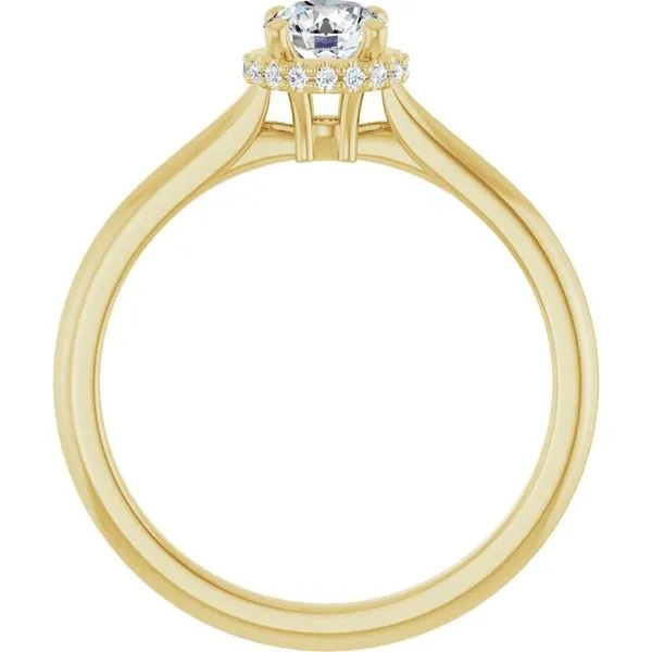 Hidden Halo-Style Engagement Ring Image 2 Paul James Jewelers Angels Camp, CA