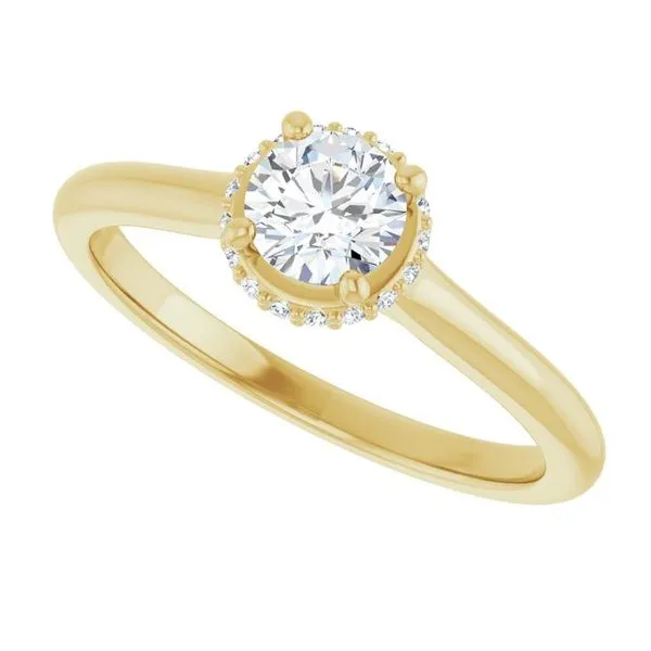 Hidden Halo-Style Engagement Ring Image 5 Austin's Fine Diamonds & Jewelry Lyndhurst, NJ