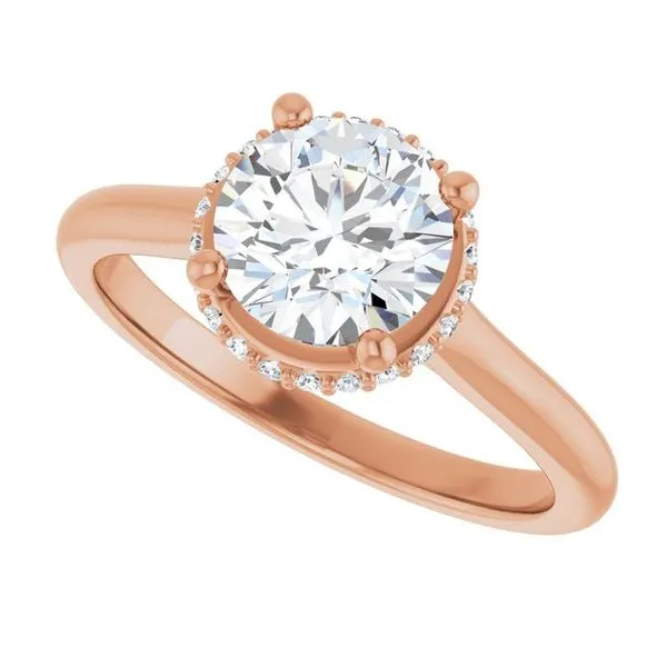 Hidden Halo-Style Engagement Ring Image 5 Morin Jewelers Southbridge, MA