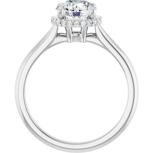 Hidden Halo-Style Engagement Ring Image 2 Futer Bros Jewelers York, PA