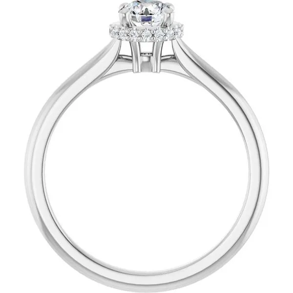 Hidden Halo-Style Engagement Ring Image 2 Austin's Fine Diamonds & Jewelry Lyndhurst, NJ