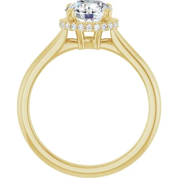 Hidden Halo-Style Engagement Ring Image 2 Raleigh Diamond Fine Jewelry Raleigh, NC
