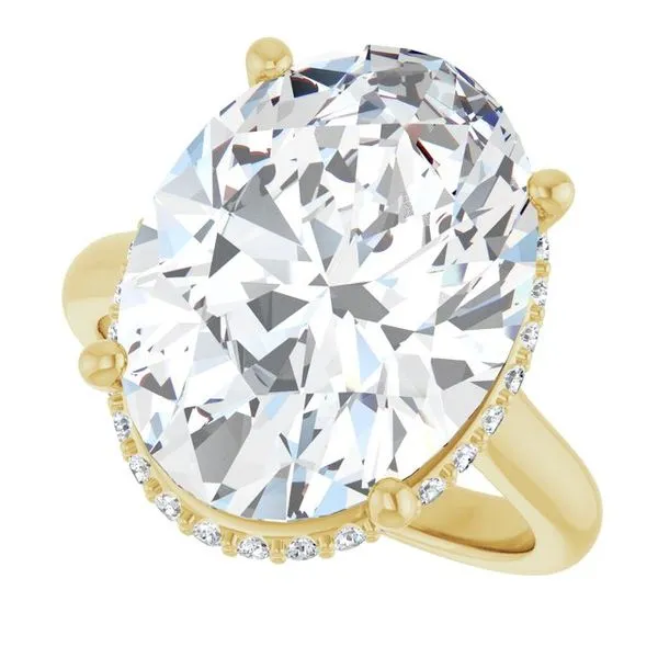 Hidden Halo-Style Engagement Ring Image 5 J. Thomas Jewelers Rochester Hills, MI