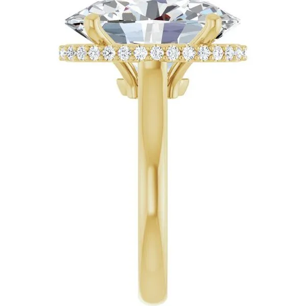 Hidden Halo-Style Engagement Ring Image 4 J. Thomas Jewelers Rochester Hills, MI