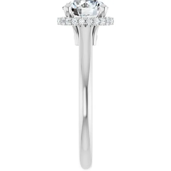 Hidden Halo-Style Engagement Ring Image 4 Ocean View Jewelers Millville, DE