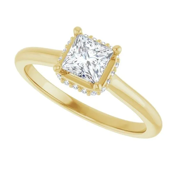 Hidden Halo-Style Engagement Ring Image 5 Shipley's Fine Jewelry Hampstead, MD