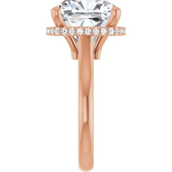 Hidden Halo-Style Engagement Ring Image 4 JF Jones Jewelers Rochester, NY