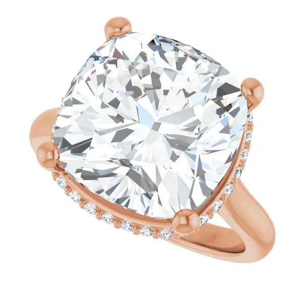 Hidden Halo-Style Engagement Ring Image 5 Jimmy Smith Jewelers Decatur, AL