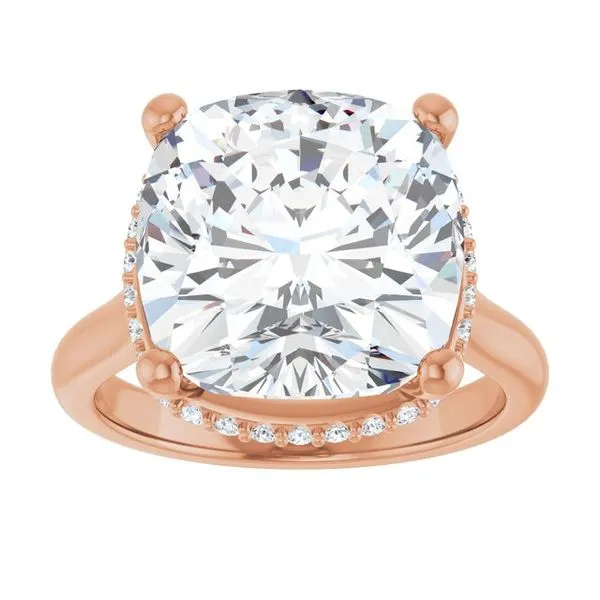 Hidden Halo-Style Engagement Ring Image 3 J. Thomas Jewelers Rochester Hills, MI