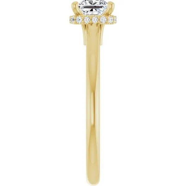 Hidden Halo-Style Engagement Ring Image 4 The Jewelry Source El Segundo, CA