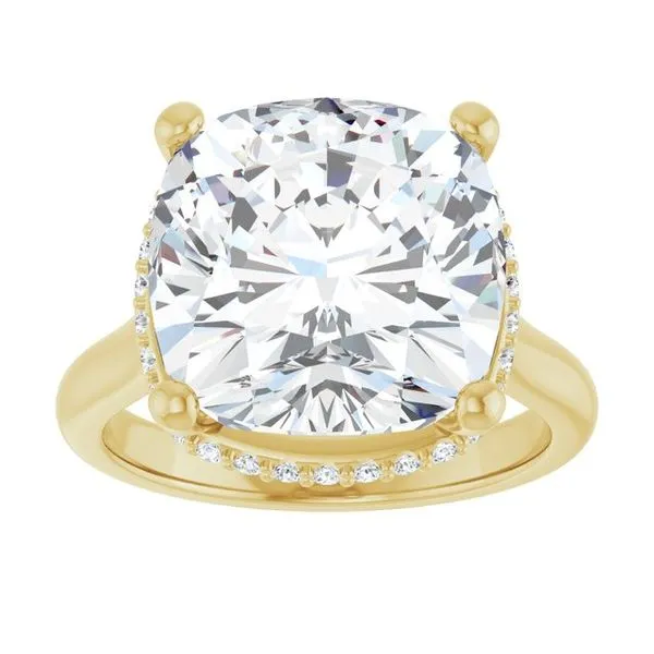 Hidden Halo-Style Engagement Ring Image 3 Clater Jewelers Louisville, KY