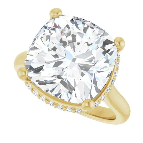 Hidden Halo-Style Engagement Ring Image 5 Clater Jewelers Louisville, KY