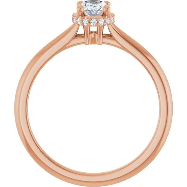 Hidden Halo-Style Engagement Ring Image 2 Austin's Fine Diamonds & Jewelry Lyndhurst, NJ